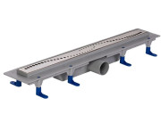 Жолоб водостічний Styron із решіткою Sinus 600 мм нержавіюча сталь STY-Si-60