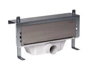 Желоб водосточный Styron с решеткой Klassic нержавеющая сталь матовая STY-F1KM