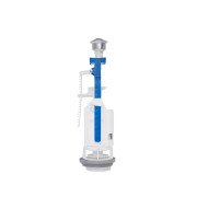 Арматура для бачка унітазу Kroner KRM DB77 з подвійною кнопкою хром CV032088