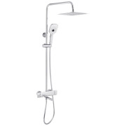 Душевая стойка для ванны Kroner KRP Makon-C063T со смесителем  хром CV033860