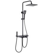 Душевая стойка Kroner KRP Armada-SCH066 со смесителем и душевым гарнитуром черный CV033873
