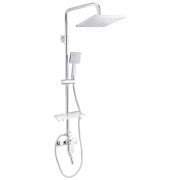 Душевая стойка Kroner KRP Armada-C064Q со смесителем и душевым гарнитуром хром CV024339