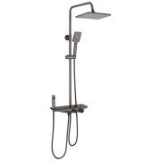 Душевая стойка Kroner KRP Armada-GRP066 со смесителем и душевым гарнитуром графит CV033880