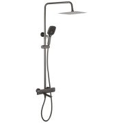 Душевая стойка для ванны Kroner KRP Makon-GRP063T со смесителем графит CV033859