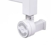 ТЕН для сушки для рушників Terma Moa 600 Вт прихований монтаж кабелю RAL 9016 білий WEMOA06T916M