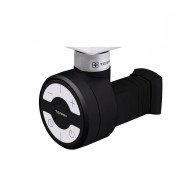 ТЕН для сушки для рушників Terma Moa 400 Вт прихований монтаж кабелю RAL 9005 чорний WEMOA04T905M