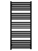 Електричний сушка для рушників Terma Marlin One 78x53 см ліве підключення сталь чорний WWMRN078053KS95E1P