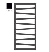 Электрический полотенцесушитель Terma ZigZag 107x50 см левое подключение E1 Split 400 W черный матовый WLZIG107050K9M5E1TS1D