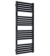 Электрический полотенцесушитель Terma Quadrus Slim One 118,5х60 см правое подключение E8 черный матовый WWQSN118060K9M5E8P