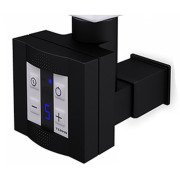 Терморегулятор для сушки для рушників Terma KTX-4 прихований монтаж чорний WEKT4K905S