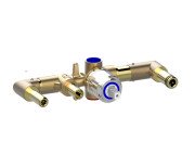 Встраиваемая часть для настенного однорычажного смесителя для ванны Bossini Z00546000000005