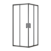 Душовий куточок Ravak Domospa SLRV2-90 90х90 см профіль чорний матовий скло transparent RKUC500029