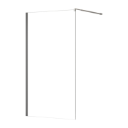 Нерухома стінка для душу Ravak Domospa Walk In-100 профіль полірований алюміній скло transparent RKUC500015