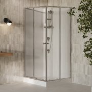 Душовий бокс Ravak X-Point Slim BOXSRV2-90 90х90 см профіль полірований алюмінієвий скло transparent X82277311Z1F