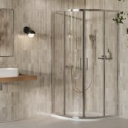 Душевой уголок Ravak X-Point Slim XPSCP4- 90 90х90 см профиль полированный алюминий стекло transparent X3B270C0FZ1C