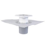 Зливний трап для душу Styron із решіткою 147х147 мм нержавіюча сталь STY-600-112-52