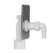 Сифон для стиральной машины Styron с накладкой из нержавеющей стали STY-511