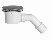 Сифон для душового піддону Styron Ø90 поліпропілен хром STY-401-K