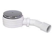 Сифон для душового піддону Styron поліпропілен хром STY-ZA-90-K