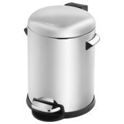 Ведро для мусора Kroner KRP Graz-C406 5 л нержавеющая сталь/пластик хром CV035552