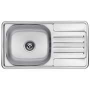 Мойка для кухни Kroner KRP Satin-764208180 76х36 см нержавеющая сталь CV025282