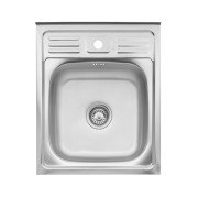 Мийка для кухні Kroner KRP KRP Satin-6050 50х60 см нержавіюча сталь CV031911