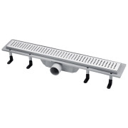 Желоб водосточный Kroner KRP Harz L80 Löcher с решеткой 800 мм нержавеющая сталь CV029584