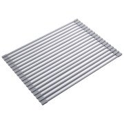 Сушарка для посуду Kroner KRP Matte-GRA4331-1 нержавіюча сталь/силікон сірий CV028241