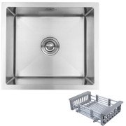 Мийка для кухні Kroner KRP Geburstet-4843HM ​​48х43 см із сушаркою CV022799