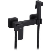 Гигиенический душ со смесителем Kroner KRP Edelstahl Kubus-SCH052 нержавеющая сталь черный CV027931