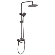 Душевая стойка для ванны Kroner KRP Graz-GRP063 со смесителем графит CV031333