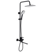 Душова стійка для ванни Kroner KRP Armada-SCH067 із змішувачем чорний CV031704