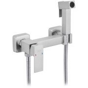 Гигиенический душ со смесителем Kroner KRP Edelstahl Kubus-ESG052 нержавеющая сталь CV031897