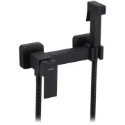 Гигиенический душ со смесителем Kroner KRP Edelstahl Kubus-SCH052 нержавеющая сталь черный CV027931