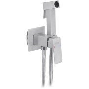 Гигиенический душ со смесителем Kroner KRP Edelstahl Kubus-ESG053 нержавеющая сталь CV029968