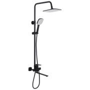 Душевая стойка для ванны Kroner KRP Armada-SCH067 со смесителем черный CV031704