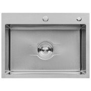 Мийка для кухні Kroner KRP Derby KDBrush5843HM ​​58х43 см нержавіюча сталь CV027235