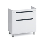 Тумба под раковину напольная Sanwerk Greta 78х44 см МДФ белый TV0000171