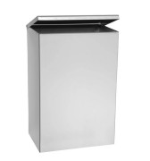 Відро для сміття Bemeta Hotel настінне 6 л нержавіюча сталь хром матовий 101915055