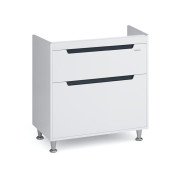 Тумба под раковину напольная Sanwerk Greta 78х44 см МДФ белый TV0000171