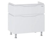 Тумба под раковину напольная Sanwerk Alessa 76,4х44 см МДФ белый TV0000192