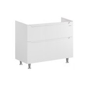 Тумба під раковину підвісна Sanwerk Era 96,6 х45,6 см МДФ білий TV0000221