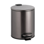 Відро для сміття Bemeta Hotel 5 л нержавіюча сталь графіт матовий 156315013
