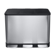 Контейнер для сортування сміття Bemeta Hotel 3x14 л нержавіюча сталь 104315262