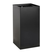 Ведро для мусора Bemeta Hotel настенное 25 л нержавеющая сталь черный мат 101915110