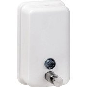 Диспенсер для жидкого мыла Bemeta Hotel 850 мл нержавеющая сталь белый матовый 105109034