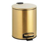 Ведро для мусора Bemeta Hotel 5 л нержавеющая сталь золото матовое 160315010