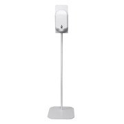 Автоматический дозатор для дезинфицирующего средства Bemeta Hotel 1100 мл с подставкой нержавеющая сталь/пластик белый 124109346