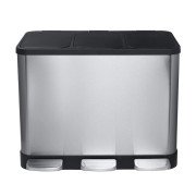 Контейнер для сортировки мусора Bemeta Hotel 3x14 л нержавеющая сталь 104315262