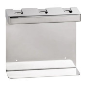 Держатель для дозатора жидкого мыла Bemeta Hotel тройной нержавеющая сталь полированная 146109471